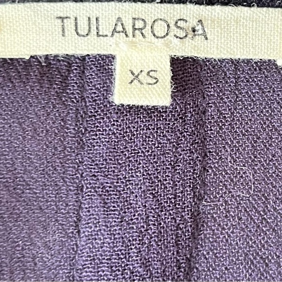 Tularosa Arabella Embroidered Navy Blue Tunic Dress Size XS - Picture 6 of 6